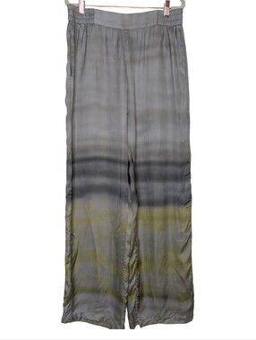 NÜ Denmark Ombre Silky* Dip-Dye Wide-Leg Trousers (Style 8813-10) Size Large